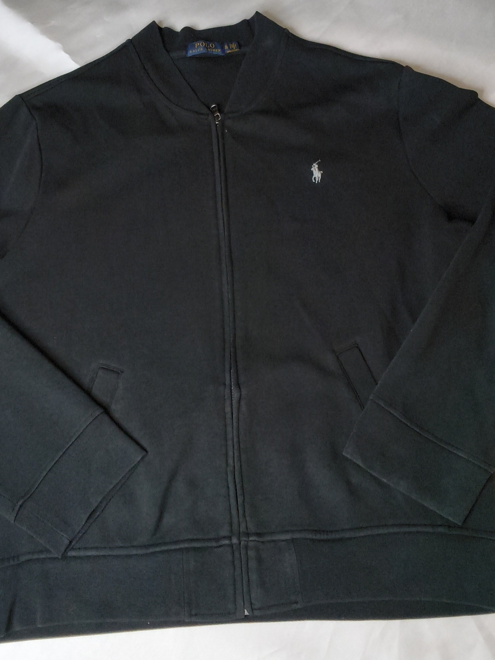 Polo by Ralph Lauren Black Zip-Front Jacket